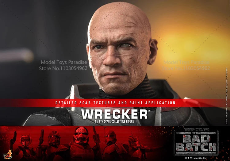 HOTTOYS HT TMS099 1/6 Collectible Toys Wrecker Star Wars Bad Batch Men Soldier 12inch Action Figure Model Gifts
