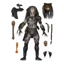NECA Elder Predator Figure With LED Predator VS Alien Edition Predator Alien Hunter Action Figure Model Collectible Gifts