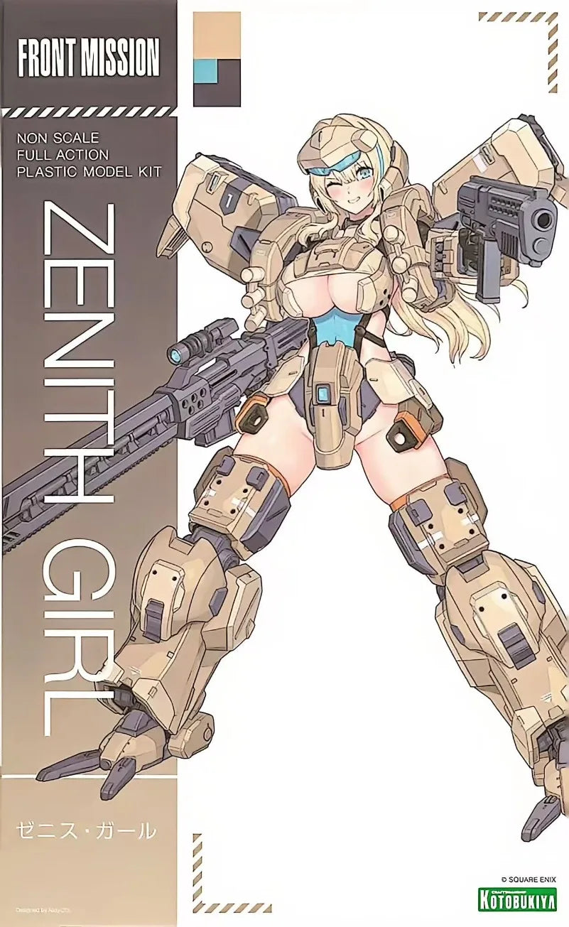 Kotobukiya Front Mission Zenith Girl Action Figures Front Mission Anime Model Kit Toys Collection Display Gifts Original Box
