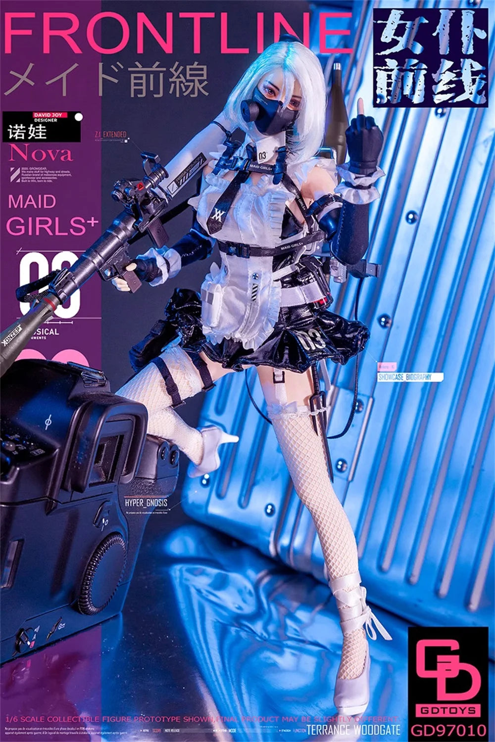 GDTOYS GD97010 Female Soldier Doll Girl NOVA Moveable Action Figure Full Set Gift For Fans Collectable 1/6