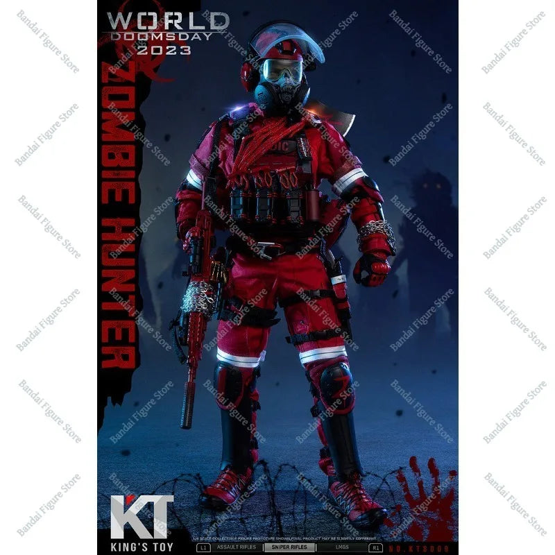 In Stock KING'S TOY Doomsday Zombie Hunter 1/6 KT8009 Mobile Soldier Doll Model Ornaments Collection Toy Gifts