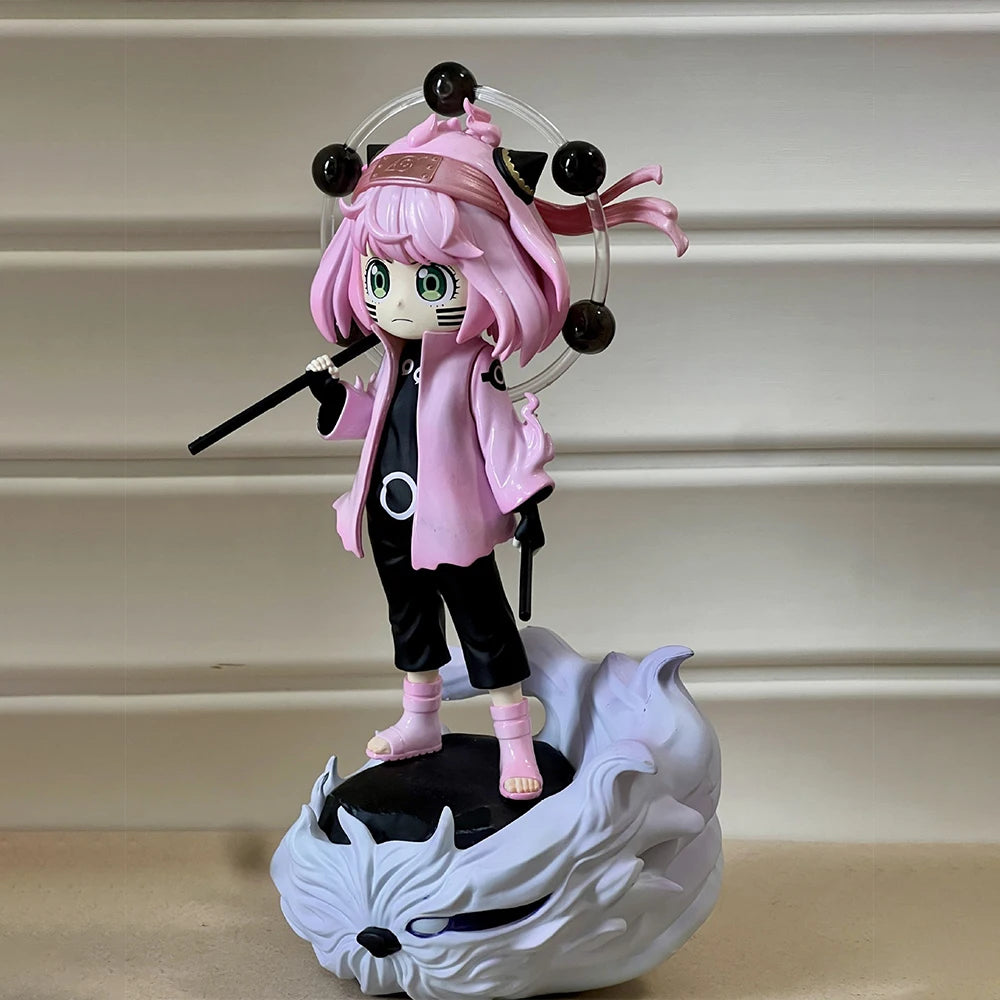 Neue 22 cm Spy×Family Anya Forger Cos Rikudousennin Modo Anime Actionfigur Modell Statue Sammlung Desktop-Dekoration Spielzeug Geschenk