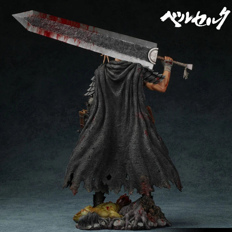 32cm Berserk Guts Anime Figure Guts Berserker Armor Action Figure Berserk Skull Knight Figurine Collectible Model Doll Toys Gift