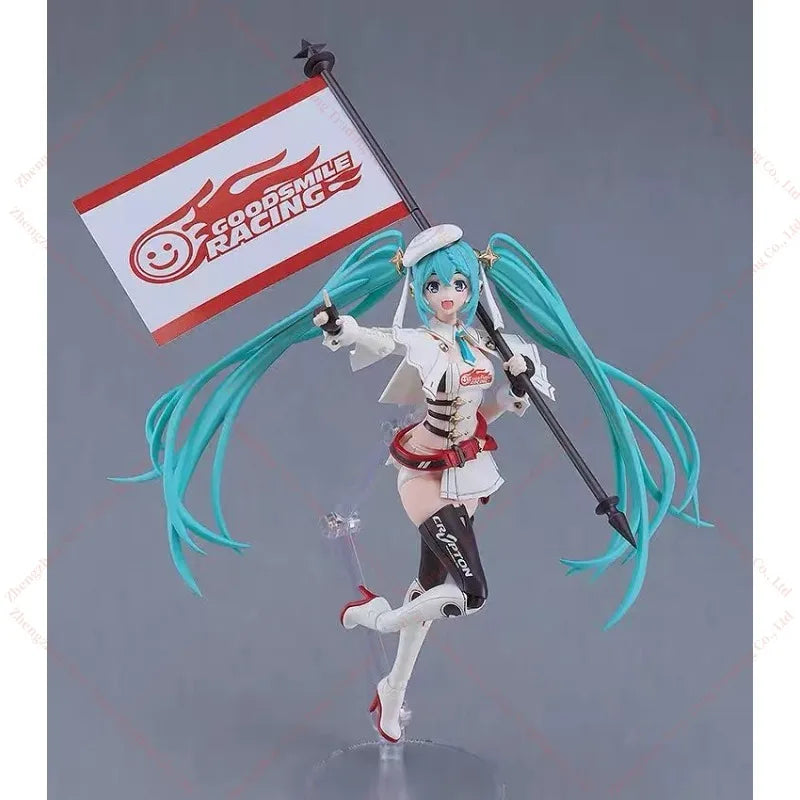 【In Stock】Original GSC Figma#SP-161 Hatsune Miku GT Project Racing Future 2023 Anime Character Model Toy Gift Collection