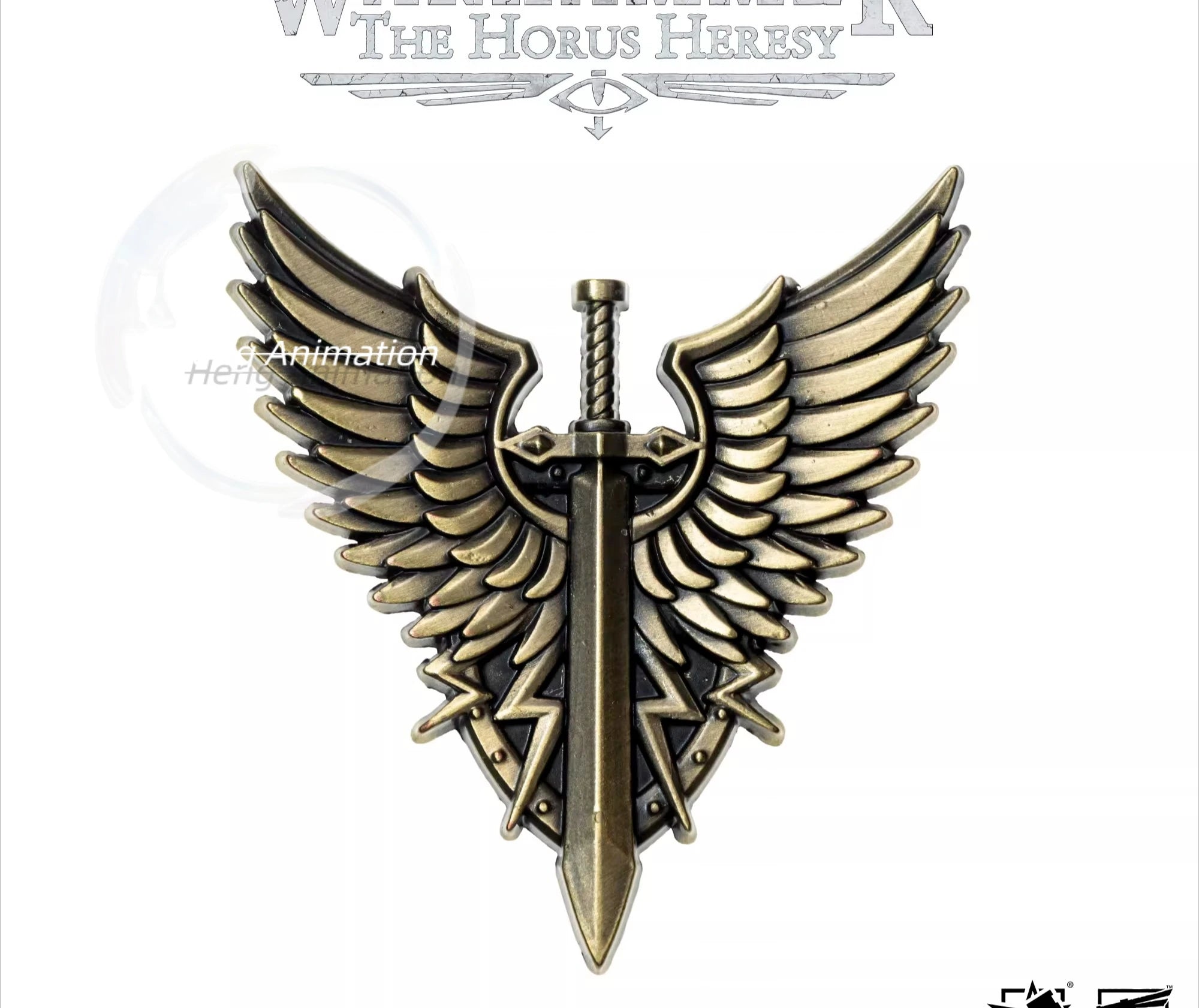 JOYTOY Star Forging Warhammer 40K Burning Galaxy - Honor Chapter Emblem Badge Peripheral Accessory, Cool and Stylish