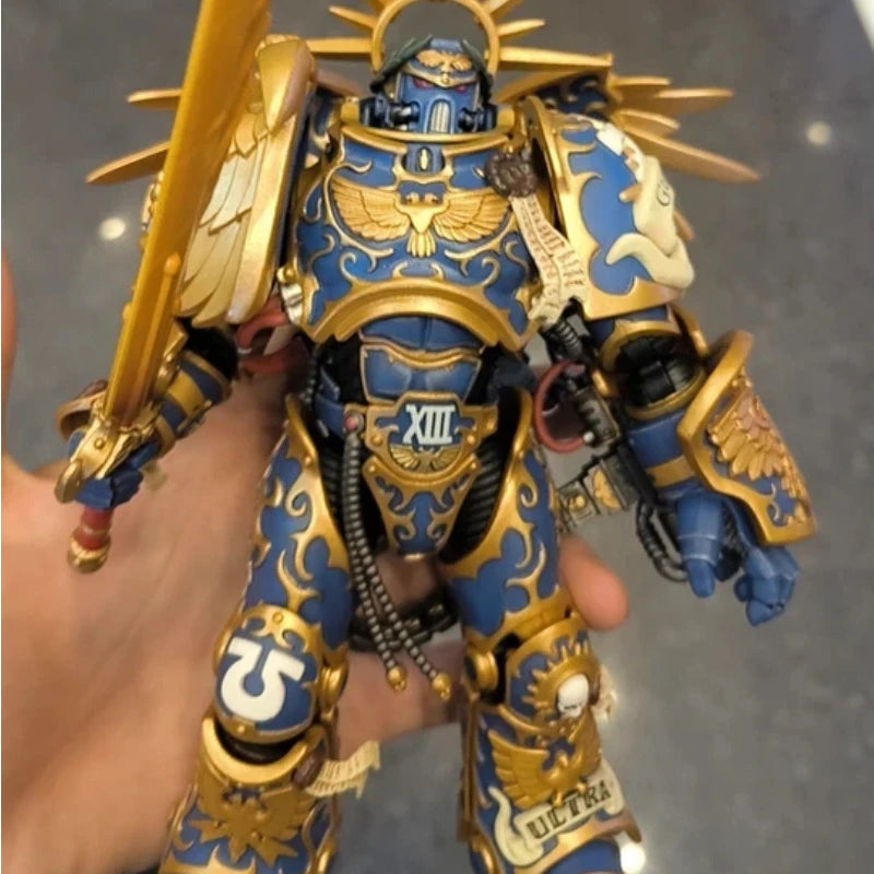 Joytoy Dark Source Warhammer 40k Ultramarines Primarch Roboute Guilliman 1:18 Mobile Soldier Figure Desktop Ornaments Statue