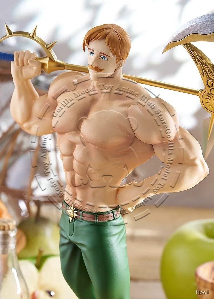 In Stock Original Genuine GSC POP UP PARADE Escanor Seven Deadly Sins 230mm Anime Figure Statue Collectible Gift Ornament