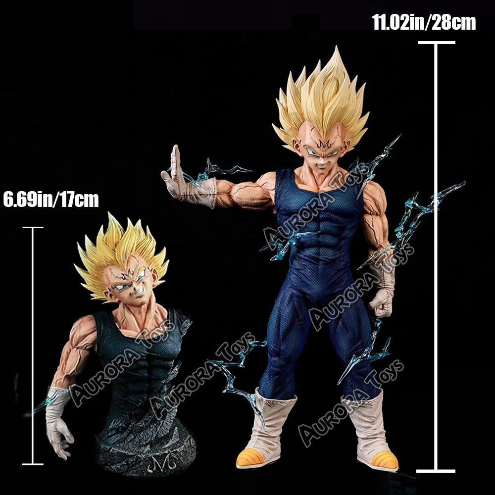 12.6in/32cm Anime Dragon Ball Z Figure Majin Vegeta Figurine PVC Action Figures Collection Model Toys Gifts