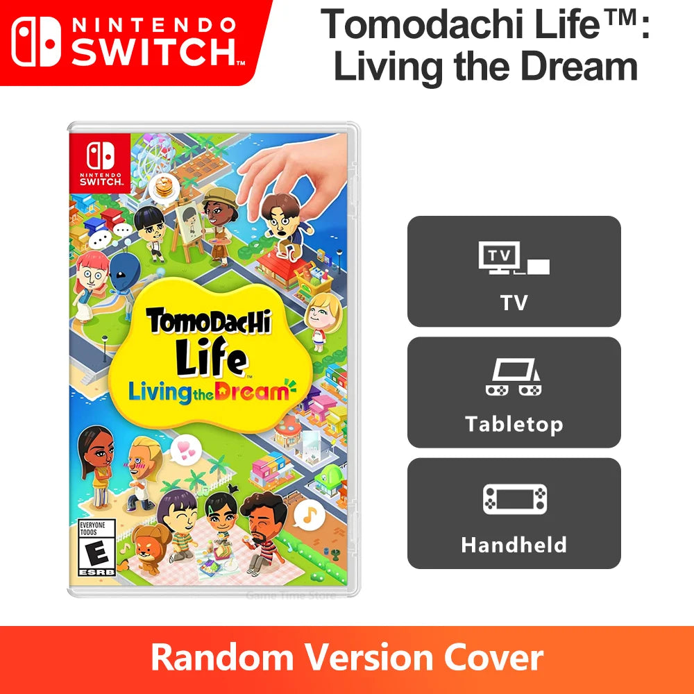 Nintendo Switch Game Juego Tomodachi Life Living the Dream Nintendo Physical Game Card for Nintendo Switch OLED Switch 2