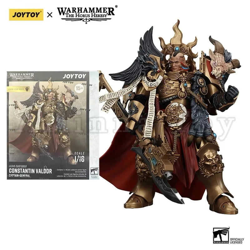 JOYTOY 1/18 Action Figure 40K The Horus Heresy Legio Custodes Adeptus Custodes Figures Achillus Dreadnought Anime Military Model