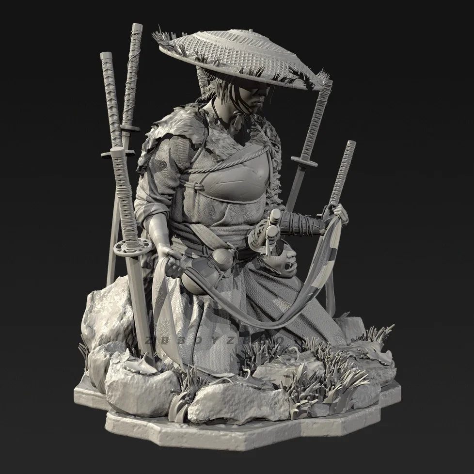 Overall heights 70mm 90mm 115mm Resin model kit colorless self-assembly  TD-7616/3D