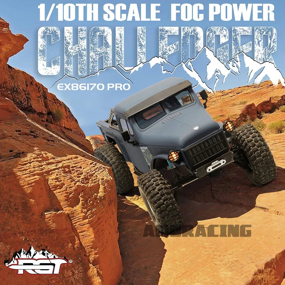 RGT CHALLENGER EX86170 PRO FOC Безчетков двигател 1/10 RC Електрически модел кола с дистанционно управление Рок краулер Играчки за възрастни и деца