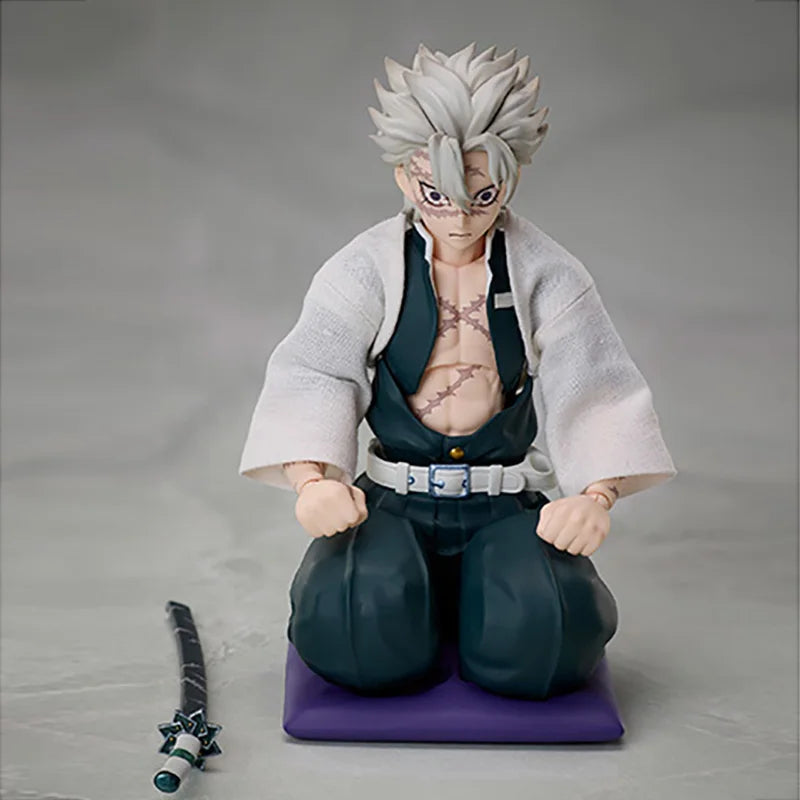 ANIPLEX BUZZmod. Demon Slayer Kimetsu No Yaiba SANEMI SHINAZUGAWA 1/12 Anime Doll Collection Ornaments Decoration Toy Model Gift