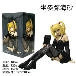 12CM Anime Death Notes  Misa Figure Toy Car Deathnote L Killer Misa Amane Figure Doll Collection Model Toy  Gift Ornament New