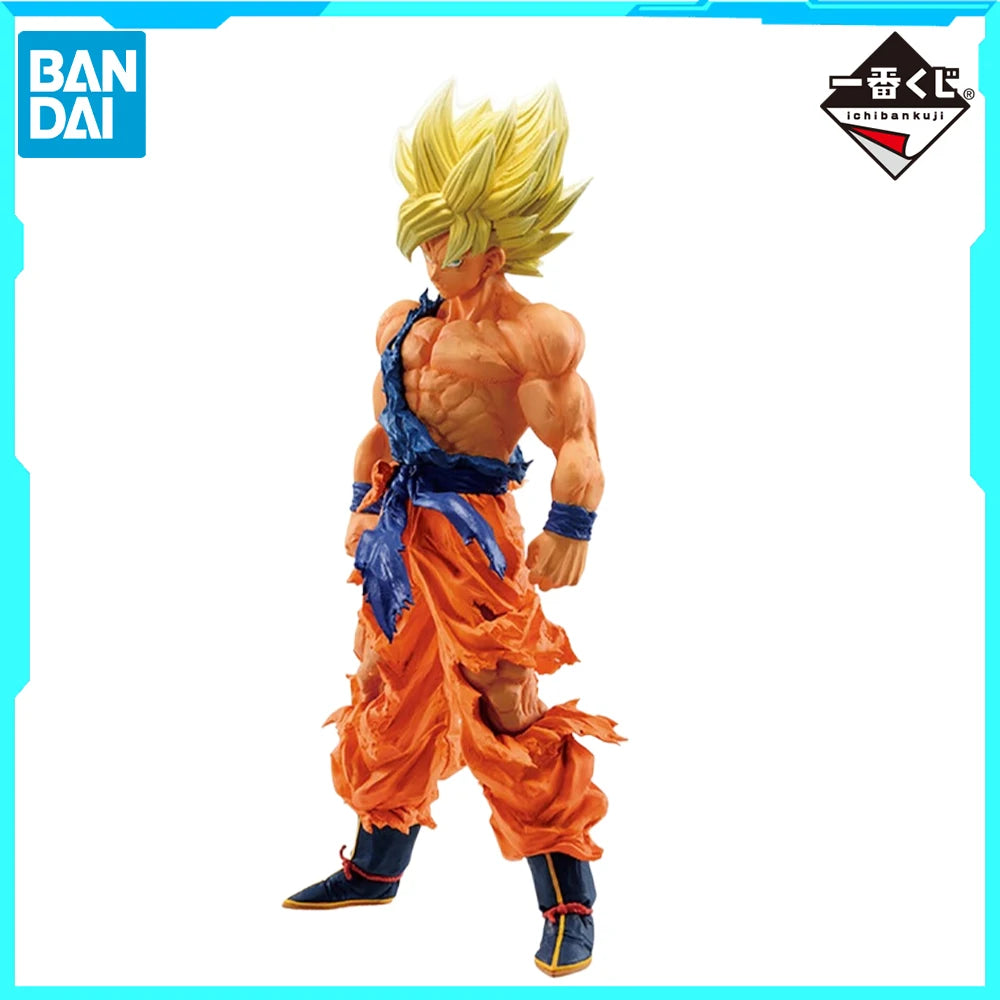 100% Original in Stock Bandai Spirits Ichiban Kuji Dragon Ball Z Son Goku SSJ Collection Series Model Cartoon Character Model
