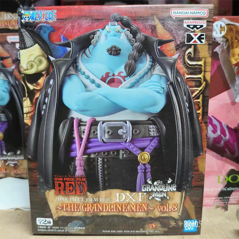 Bandai In Stock Banpresto One Piece Film Red Dxf Jinbe 16Cm Original Pvc Anime Figure Action Figures Model Boxed Toys Gifts