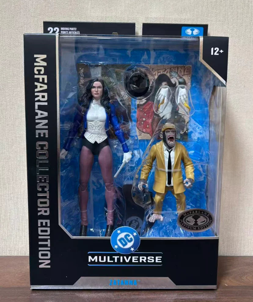 McFarlane Toys Zatanna 18cm Action Figure Collector Edition Gold Label DC Multiverse Zatanna Model Doll