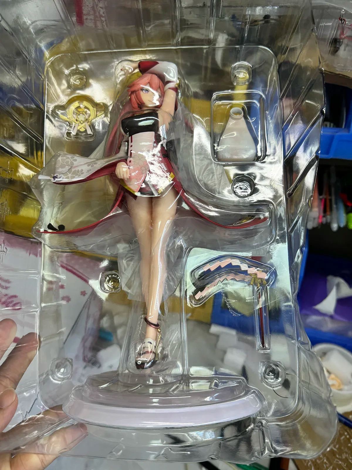 Genshin Impact Figure Yae Miko Anime Figures Kawaii Girl Anime Peripheral Statue Collectible Customized Model Desk Decor Gift