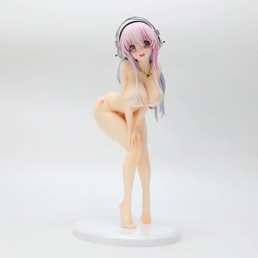 New 20cm 1/7 SUPER SONICO THE ANIMATION Anime Figure SUPER SONICO Figure PVC Model Statue Room desktop decoration Toy Gifts