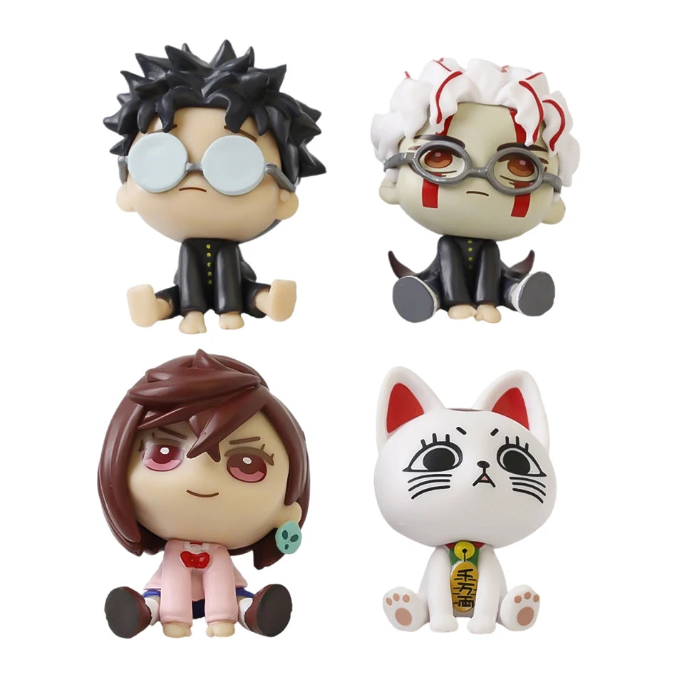6cm 4Pcs Set Anime DAN DA DAN Ayase Momo Takakura Ken Action Model Pvc Toy Collection Desktop Accessories Gift