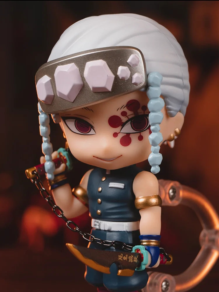 Genuine Good Smile Nendoroid Demon Slayer Uzui Tengen Model Anime Action Figure Toys Kids Room Ornament Girl Gifts Collection