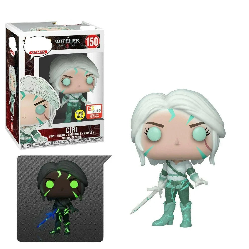 FUNKO Action Figures The Witcher Wild Hunt Periphery Ciri Yennefer Geralt Triss Q-version Doll Decorative Ornament Collect Gift