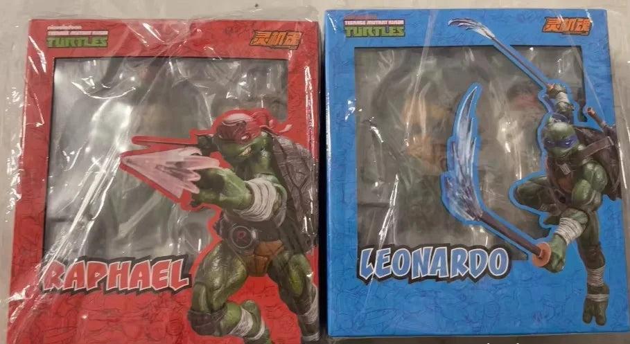 Hot Original In Stock Spirit Machine Soul Ninja Raphael Leonardo Action Figure Anime Model Desktop Collection Ornament Toys Gift