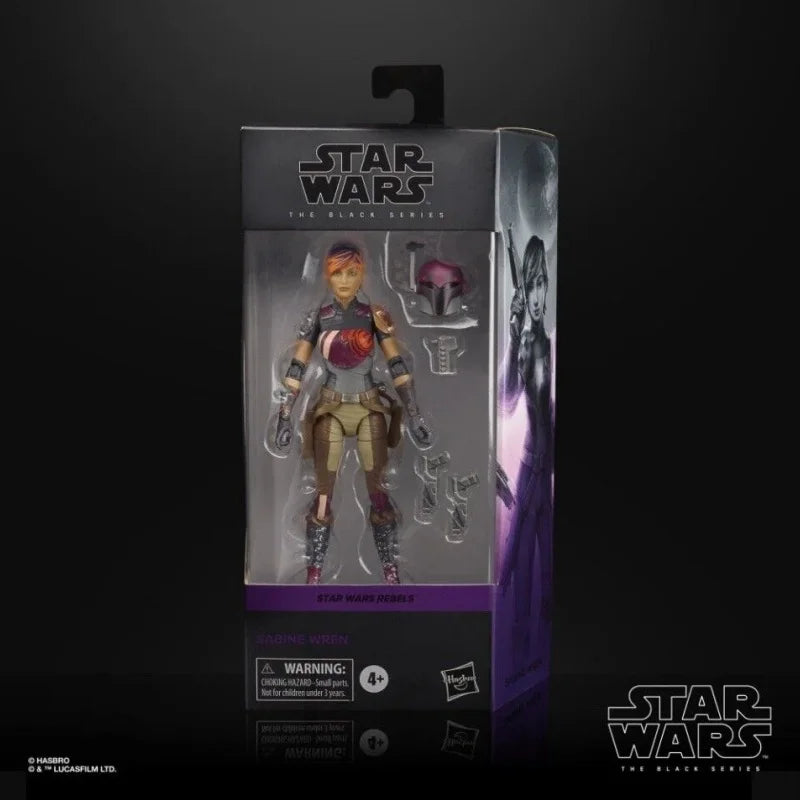 New Star War The Black Series Sabine Wren Bounty Hunter Action Figure Toys Collection 6-Inch Model Children Birthday Gifts