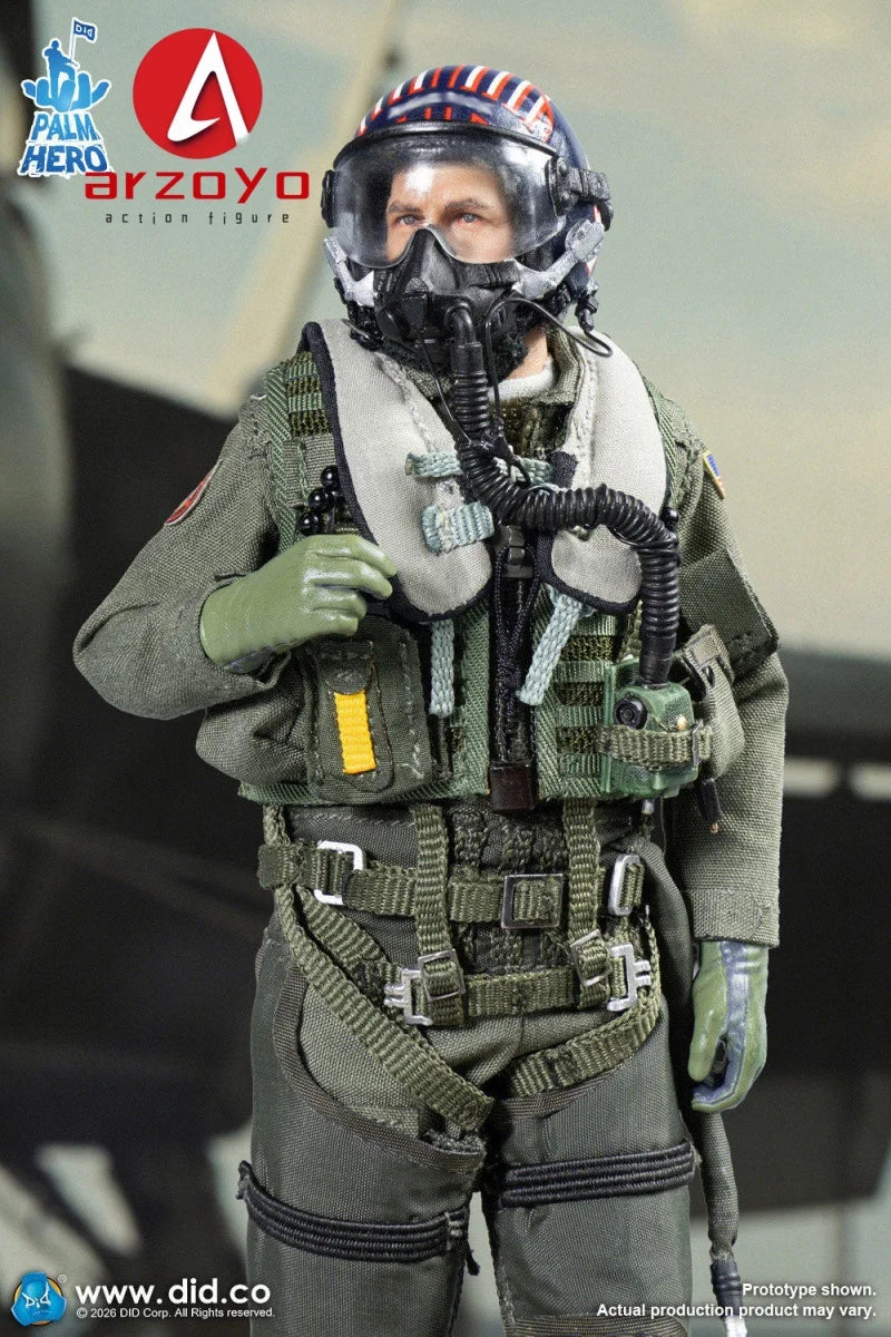 DID XM80031 1/12 Male Navy Instructor Pilot Soldier Super Flexible Action Figure 6'' Collectable Model Doll