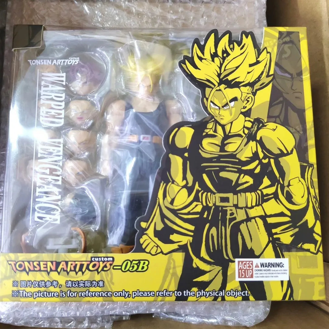 Tonsenarttoys Super Saiyan Trunks Dragon Ball S.H.F Figures Ssj1 Ssj2 Vegeta Custom 05a 05b Accessories Kit Anime Collection Toy