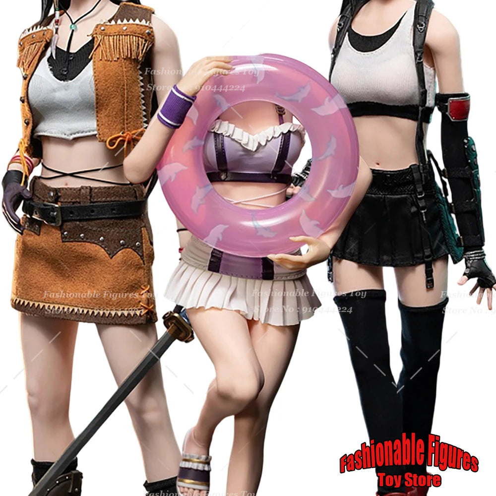 SWTOYS FS066/067/068 1/6 Women Soldier Tifa Fighting Girl Combat Outfit Accessory Fit 12Inch Action Figure Model Dolls