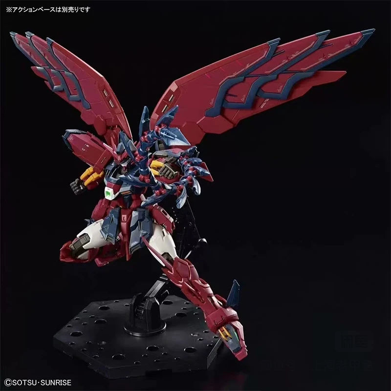 In Stock Bandai Rg Gundam Epyon Action Figure Anime Mobile Suit Gundam Wing Oz-13Ms Assembly Model Boxed Toys Gifts