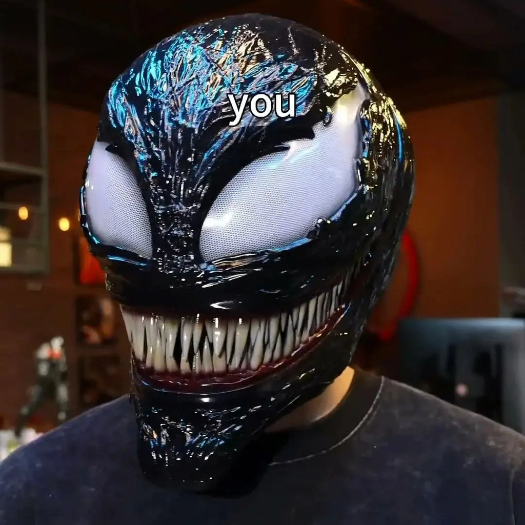 Marvel Venom 3: The Last Dance Venom Mask Customized Venom Vs Spider-Man Helmet Wearable Cosplay Masks Replica Christmas Gift