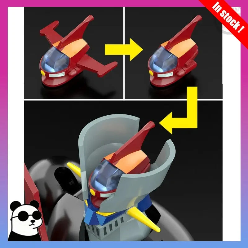 BANDAI SMP Mazinger Z Pilder on! Suit Set Ver. 13.5CM Anime Action Figures Assembly Model Collection Toy