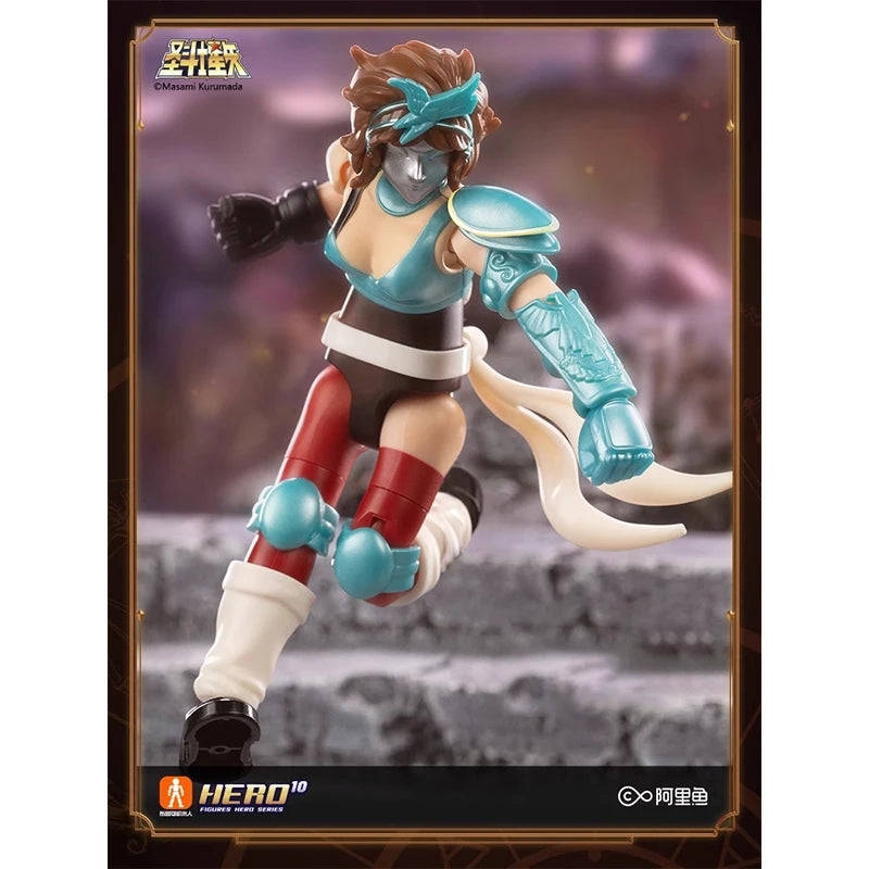 Blokees Saint Seiya Galaxy Version 1-2 Gold Cloth Aiolos Shura Ikki Shun Camus Hoyoga Dohko Milo Shiryu Movable Model Figures