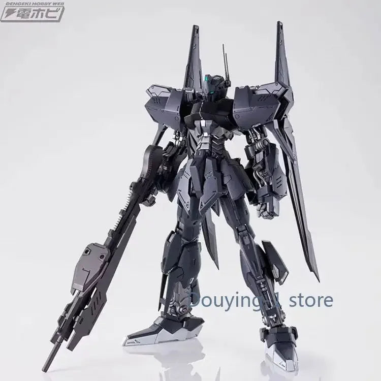 Genuine Bandai 1/100 PB Limited MG GUNDAM HYAKU-SHIKI CRASH GBWC Black Action Figure Gift Anime Model Toy