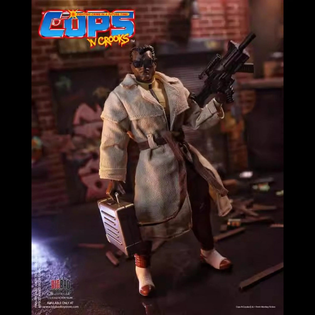 New Genuine Cops N Crooks Action Figure 1/12 Scale Bulletproof Detective Articulated Collectible Models in stock