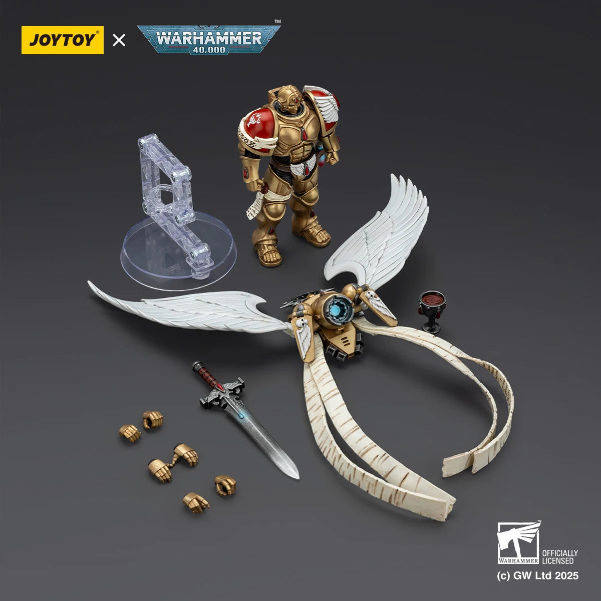 [Pre-Order] JOYTOY Warhammer 40K Blood Angels The Sanguinor with Encarmine Broadsword Collectible Action Figure Collection Toy