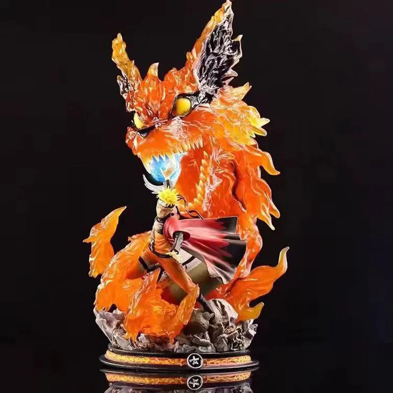 Naruto Shippuden Anime Figure Model Uzumaki Naruto Battle Scene Action Figure Statue Collection Toys