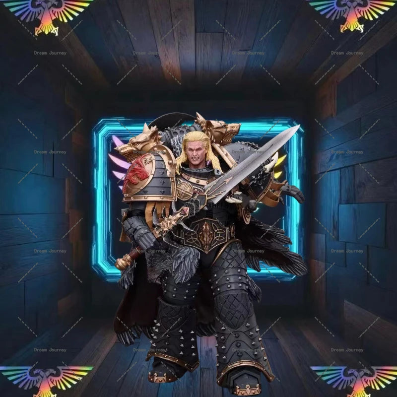 In stock JOYTOY Warhammer 40k 1/18   Dark Source  Space Wild Wolf Gene Primarch Wolf King Rimanruth  Actual doll gift collection