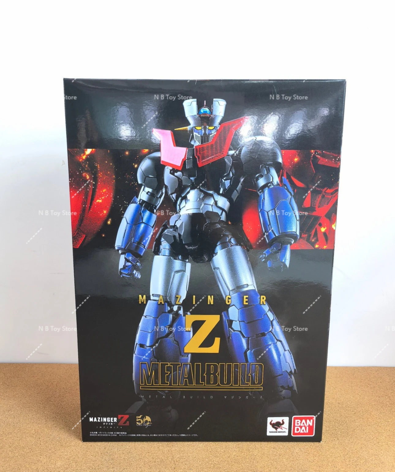 BANDAI  MB GREAT MAZINGER Z INFINITY METALBUILD Assembling Model 18CM Action Toy Figures Children's Anime Gifts