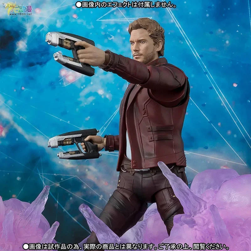 Bandai Original MODEL KIT SHF Star-Lord Anime Action Figure Model Toys  Model Gifts For boys Collectibles Foam box sends