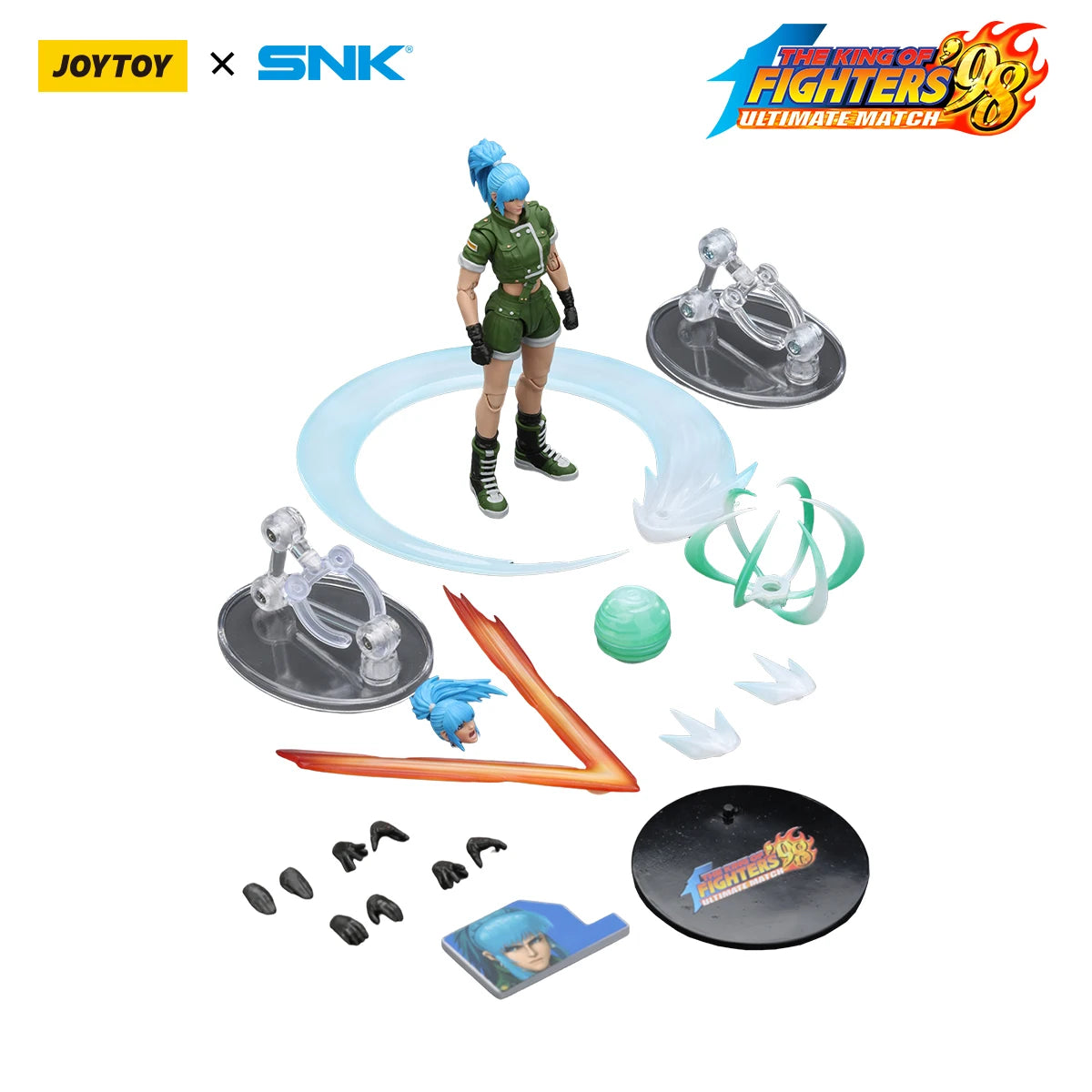 [Предварителна поръчка]JOYTOY SNK 1/18 Екшън фигурки KOF'98UM Ikari Warriors Team 3 бр. Аниме Военен модел