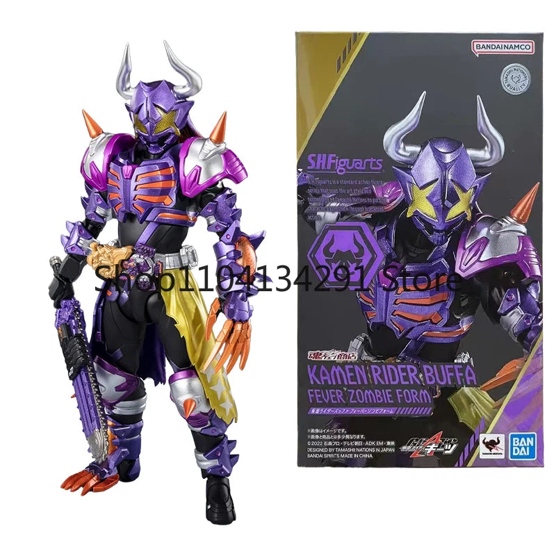 Original Bandai S.H.Figuarts Kamen Rider GEATS Anime Figure Kamen Rider Bafal Collectible Model Birthday Gift Toy Action Figure