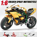 Spray 1:6 Kavvasaki Racing Ninja 500 H2R Motorrad-Simulation mit Sound und Licht, Fast &amp; Furious-Fanartikel, Sammlerstück, Ausstellungsstück