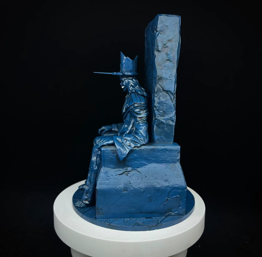 Solo Leveling: Giant God Statue Throne Sculpture Customizable Height Collectible Resin Model