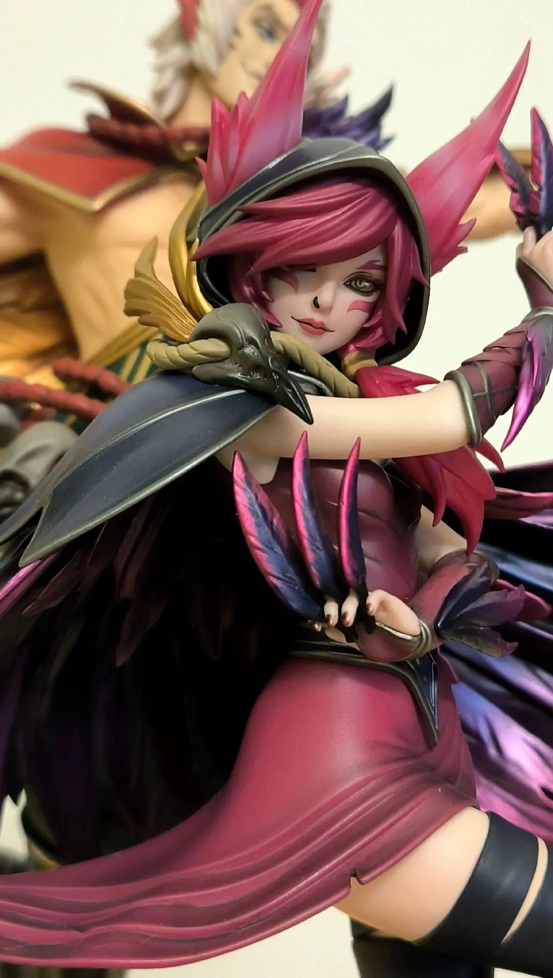 In Stock HobbyMax League of Legends Anime Characters Rakan and Xayah 1/7 Statue Figure Collection Gift Model