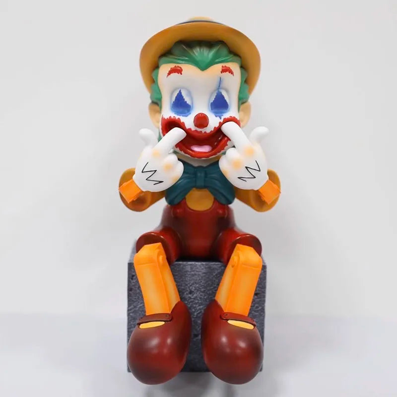 Pinocchio Figure 30cm The Joker Action Figuras Suicide Squad Manga Figurine Anime PVC Collection Model Doll Toys Gift for Kids