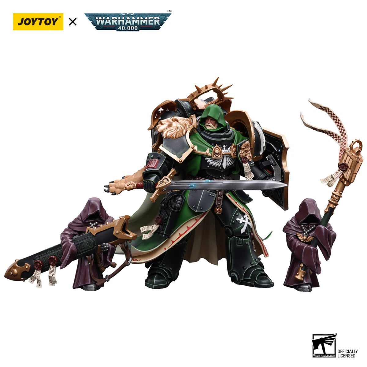 JOYTOY 1/18 Action Figure Warhammer 40K Dark Angels Primarch Lion El‘Jonson Anime figures Toys Model