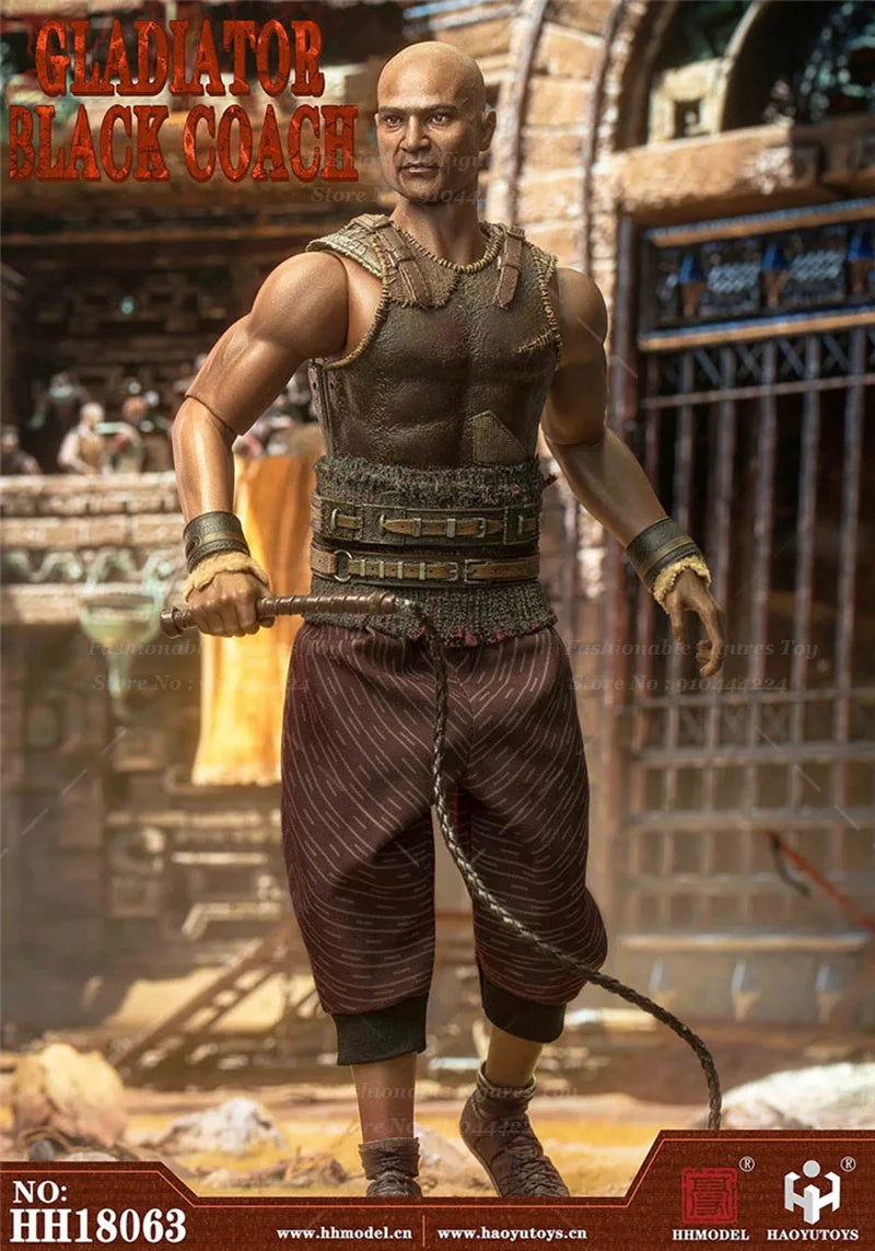 HHMODEL HAOYUTOYS 1/6 HH18063 Men Soldier Gladiator Black Coach Imperial Legion Dolls 12Inch Action Figure Model Toys